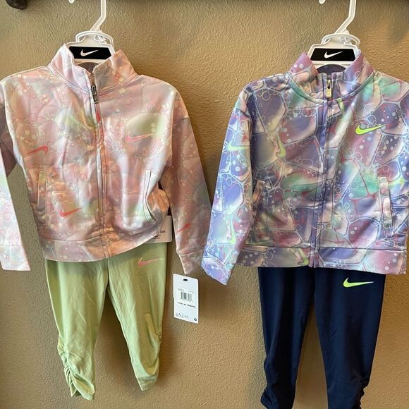 Nike Pastel Toddler 24 Months 2T Jogger Track Suits set of 2! - Picture 1 of 14